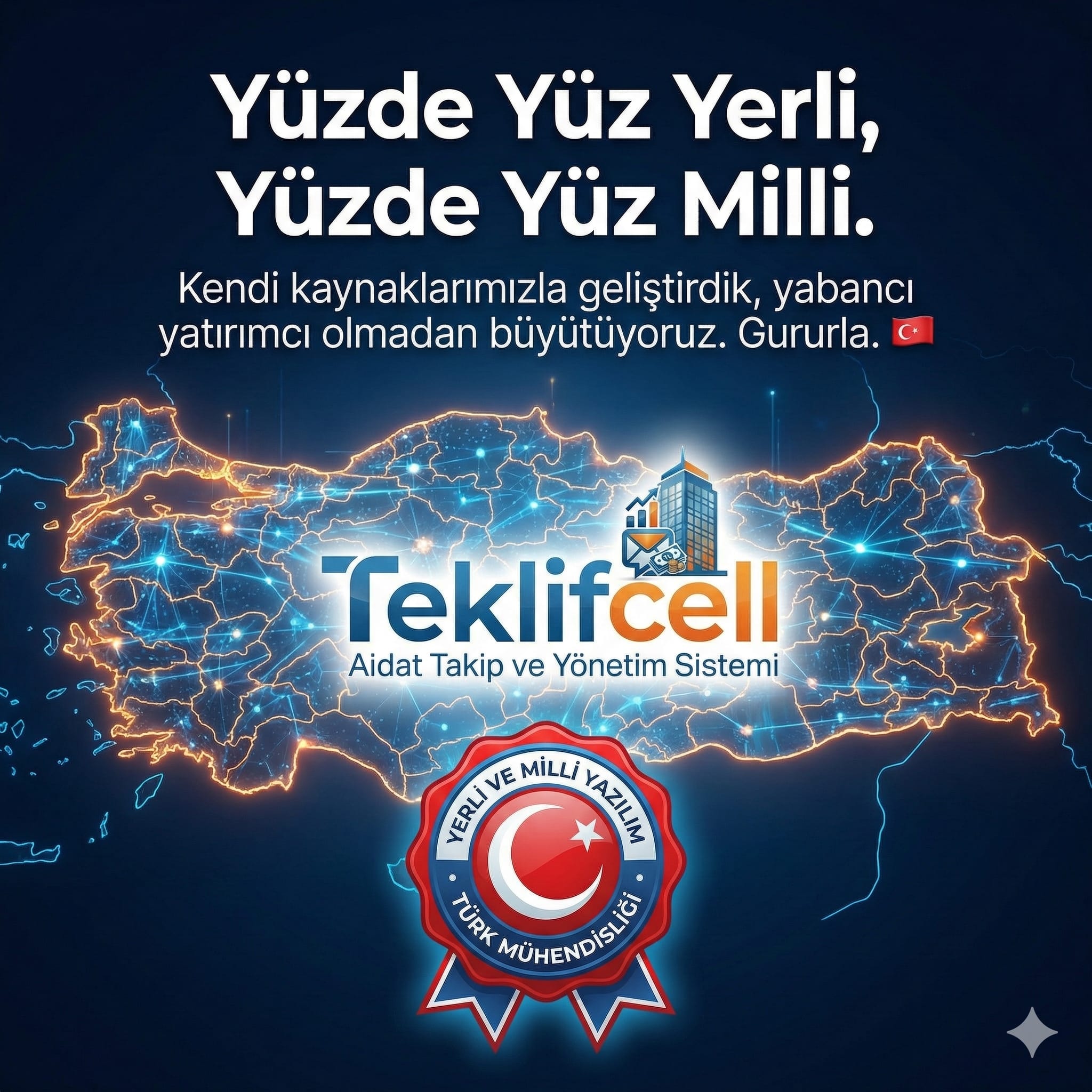 Yüzde Yüz Yerli ve Milli Yazılım